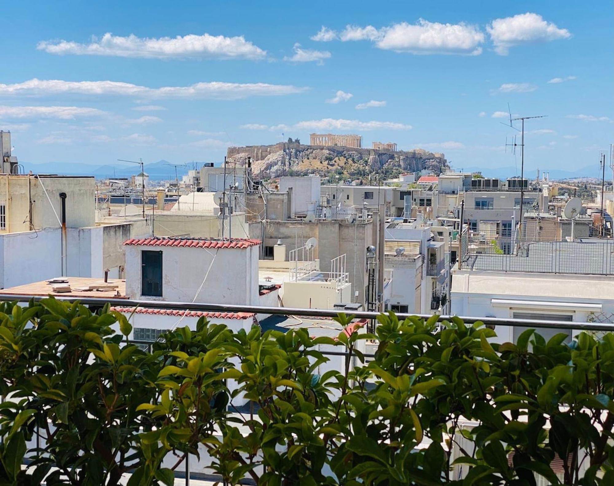 200Mbps Wifi - Penthouse With Acropolis View Apartment Atena Exterior foto